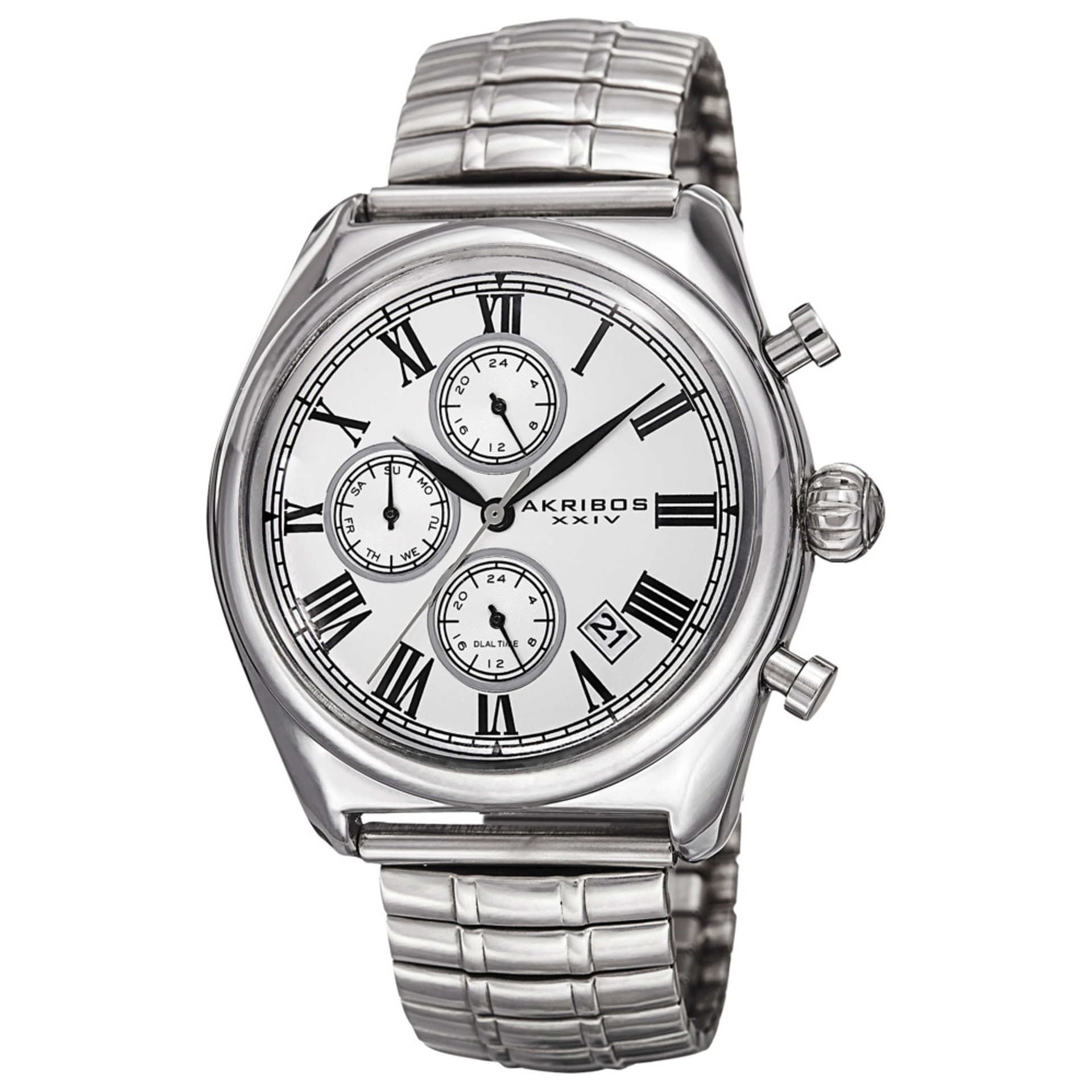 Akribos Xxiv Men's Watch AK827SS