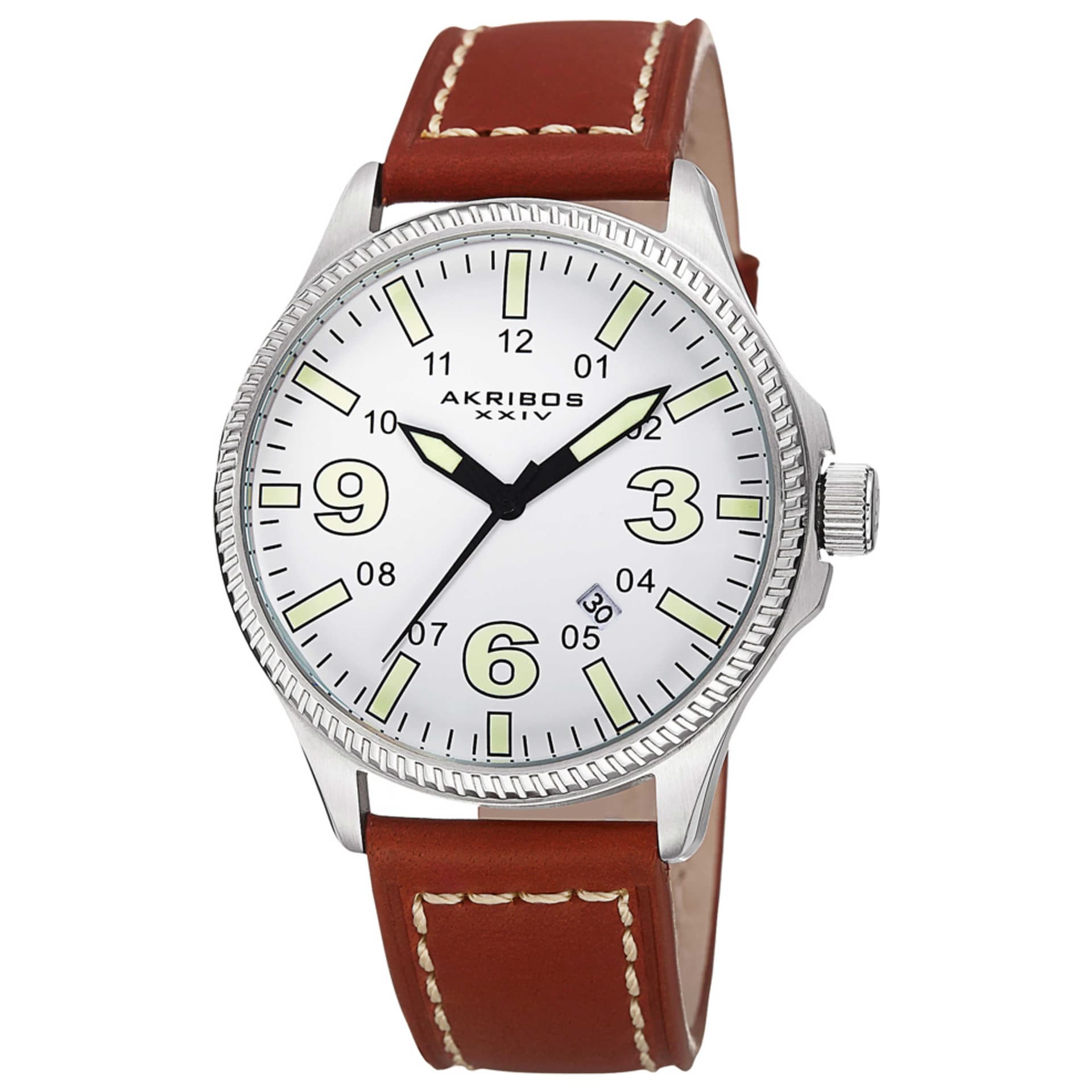 Akribos Xxiv Men's Watch AK833SSBR