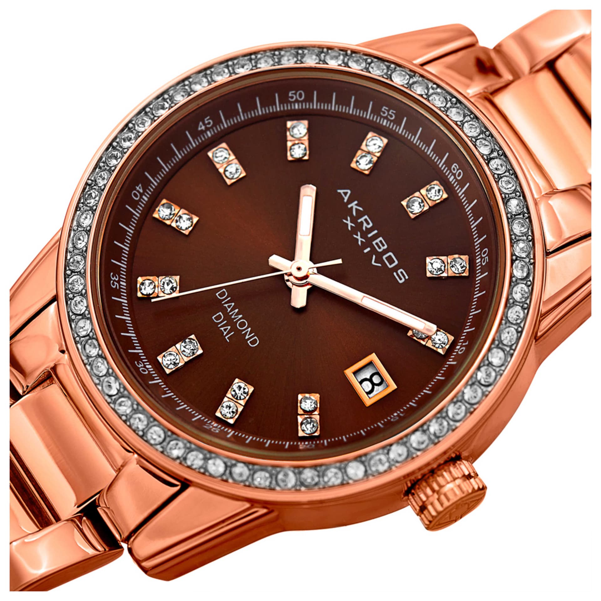 Akribos Xxiv Women's Watch AK928RGBR 3