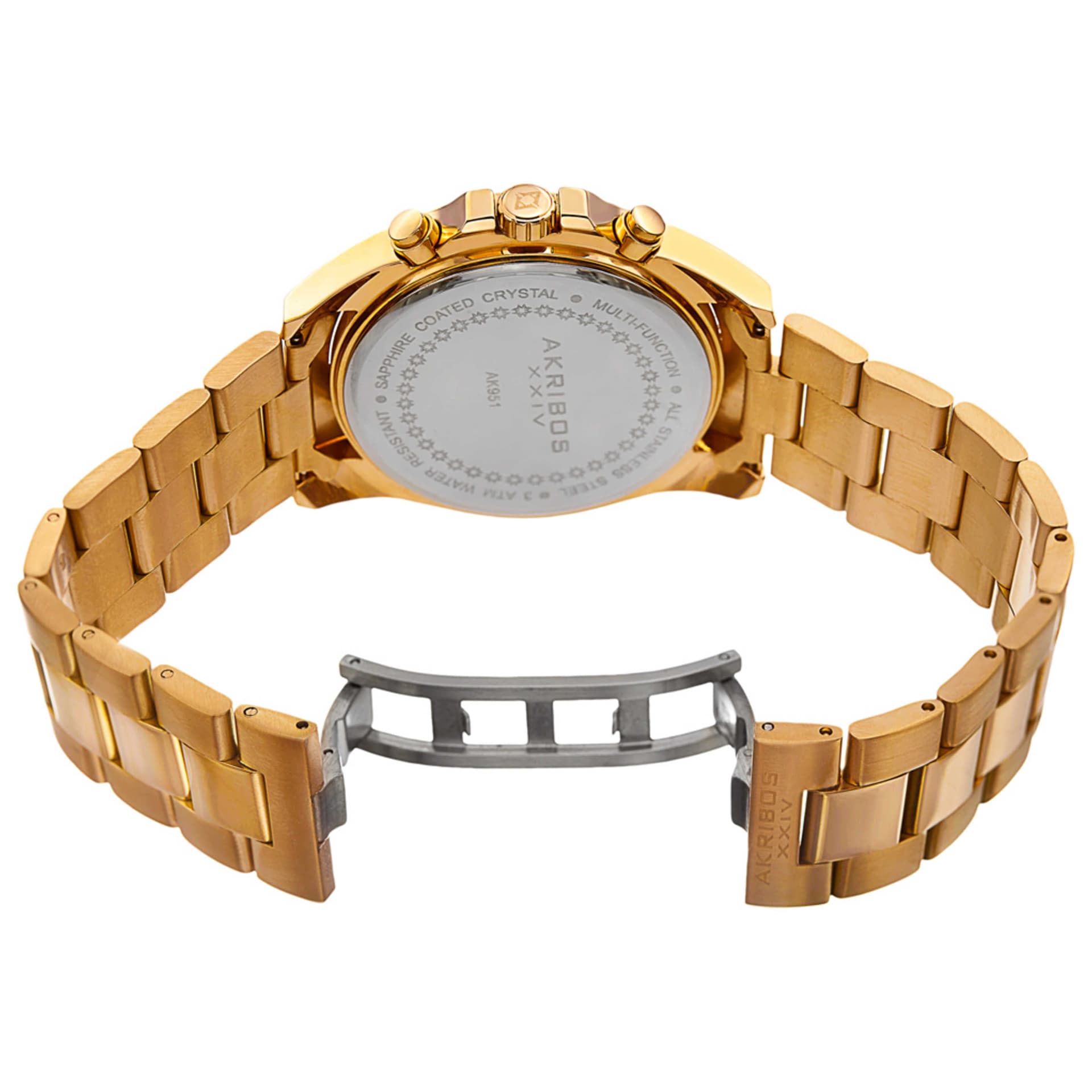 Akribos Xxiv Women's Watch AK951YGPCH 2