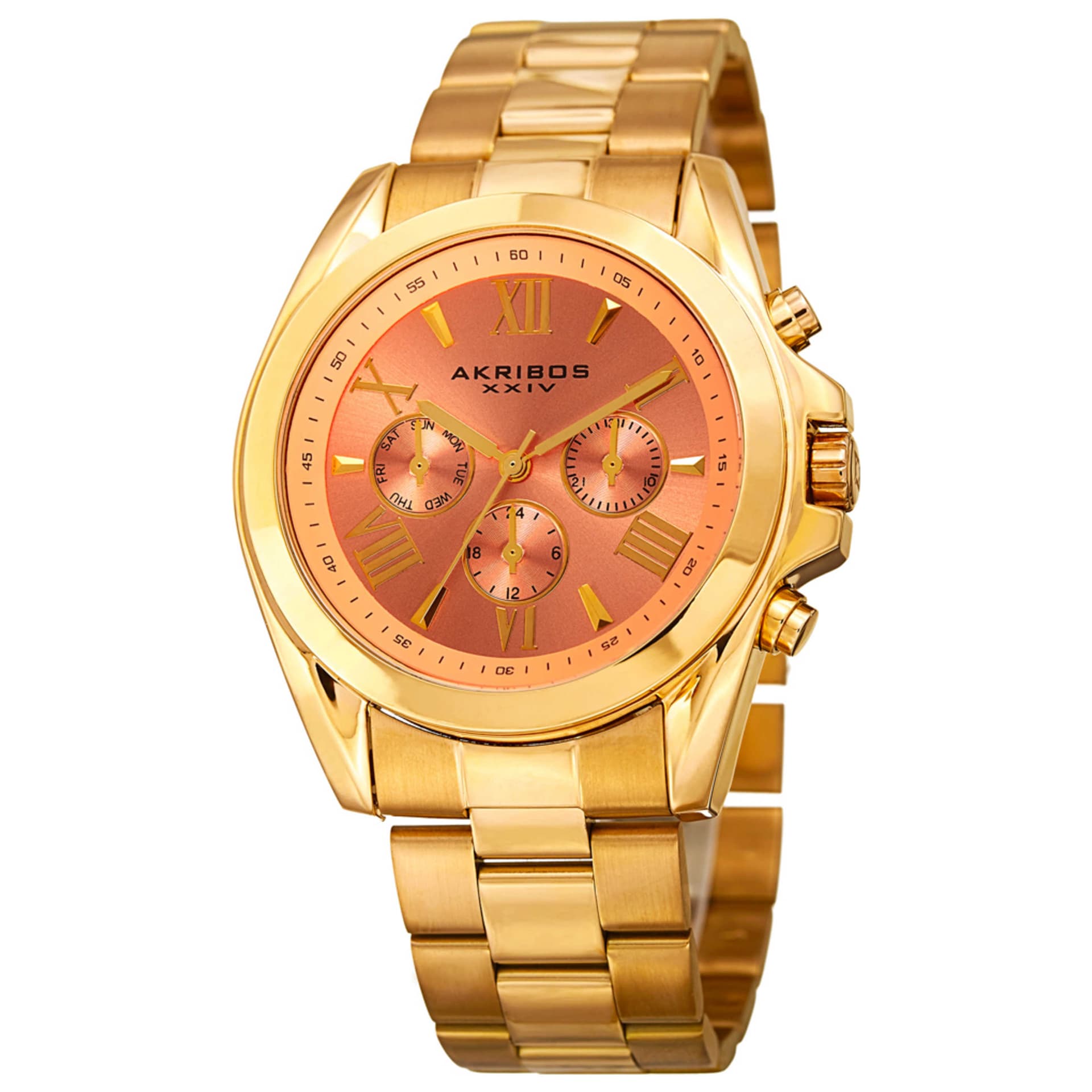 Akribos Xxiv Women's Watch AK951YGPCH