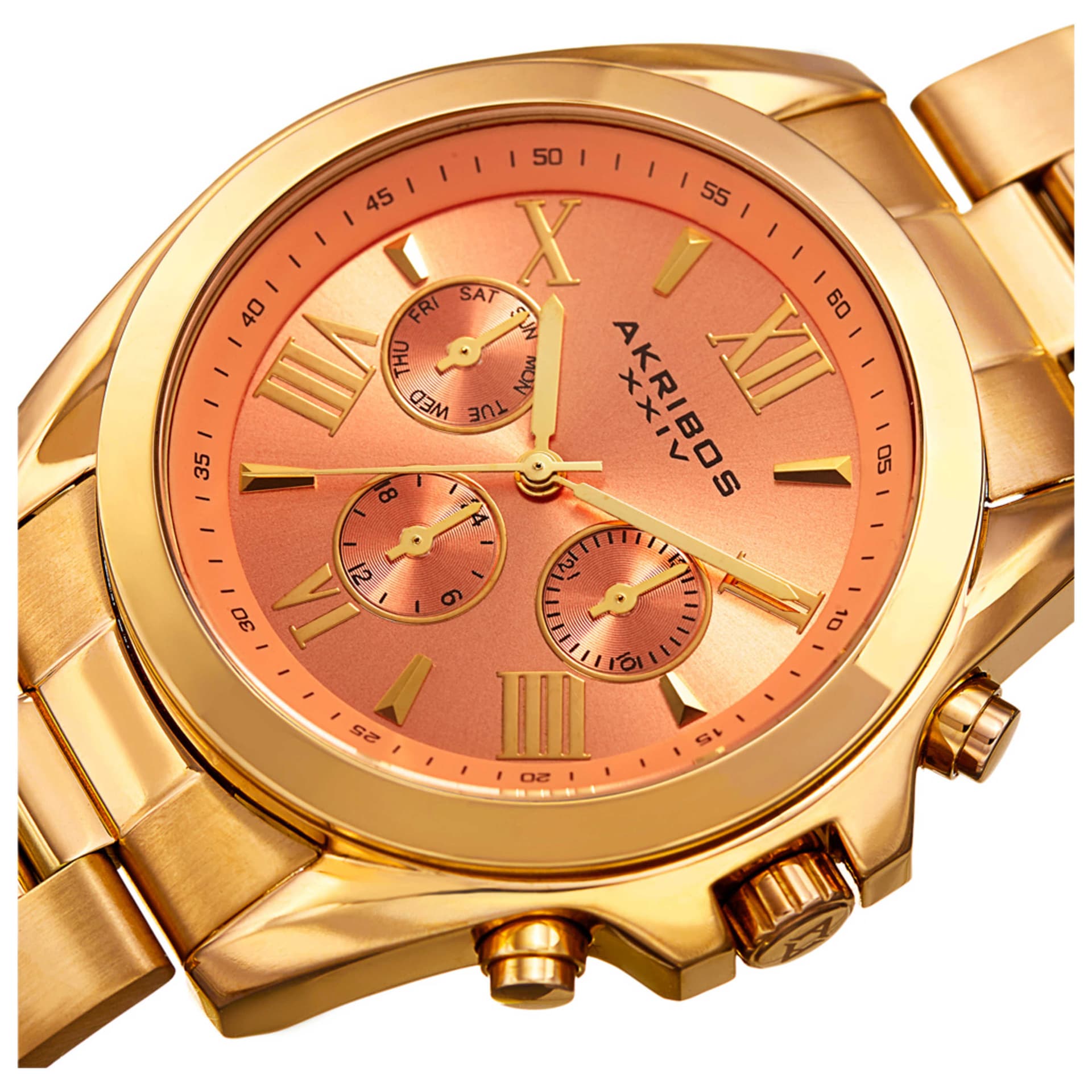 Akribos Xxiv Women's Watch AK951YGPCH 3