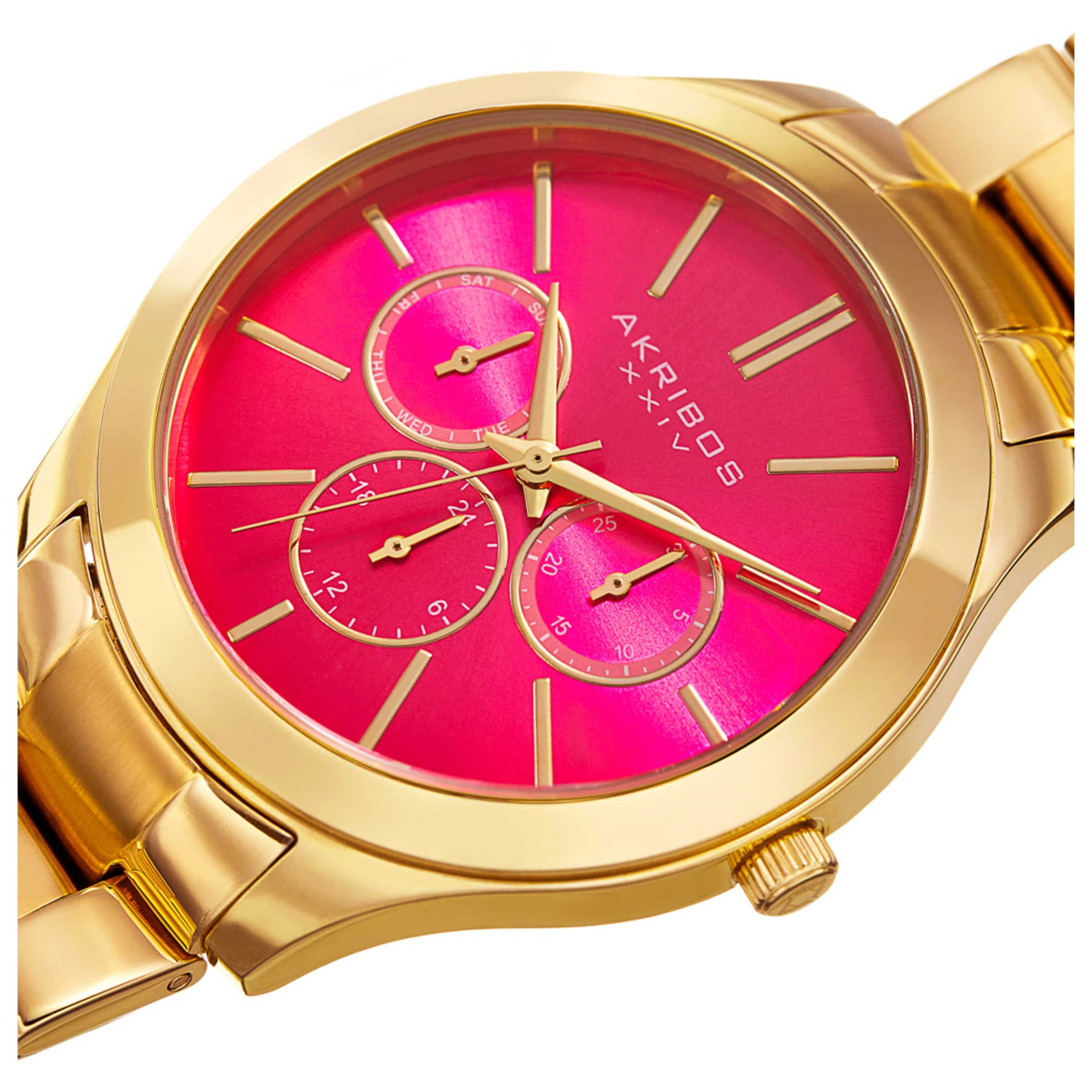 Akribos Xxiv Women's Watch AK952YGPK 3