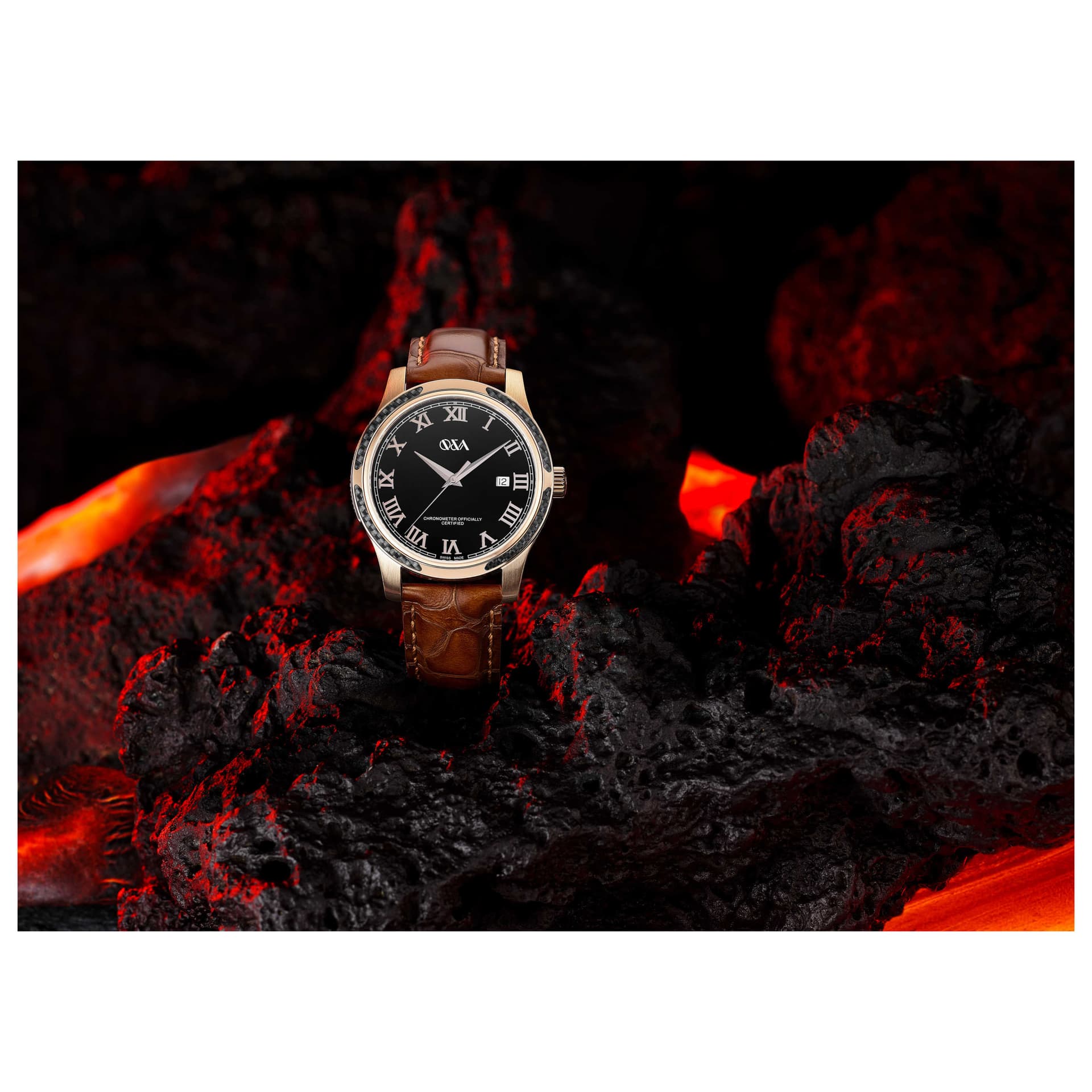 Q&A Men's Watch MGMA-BRNZ 3