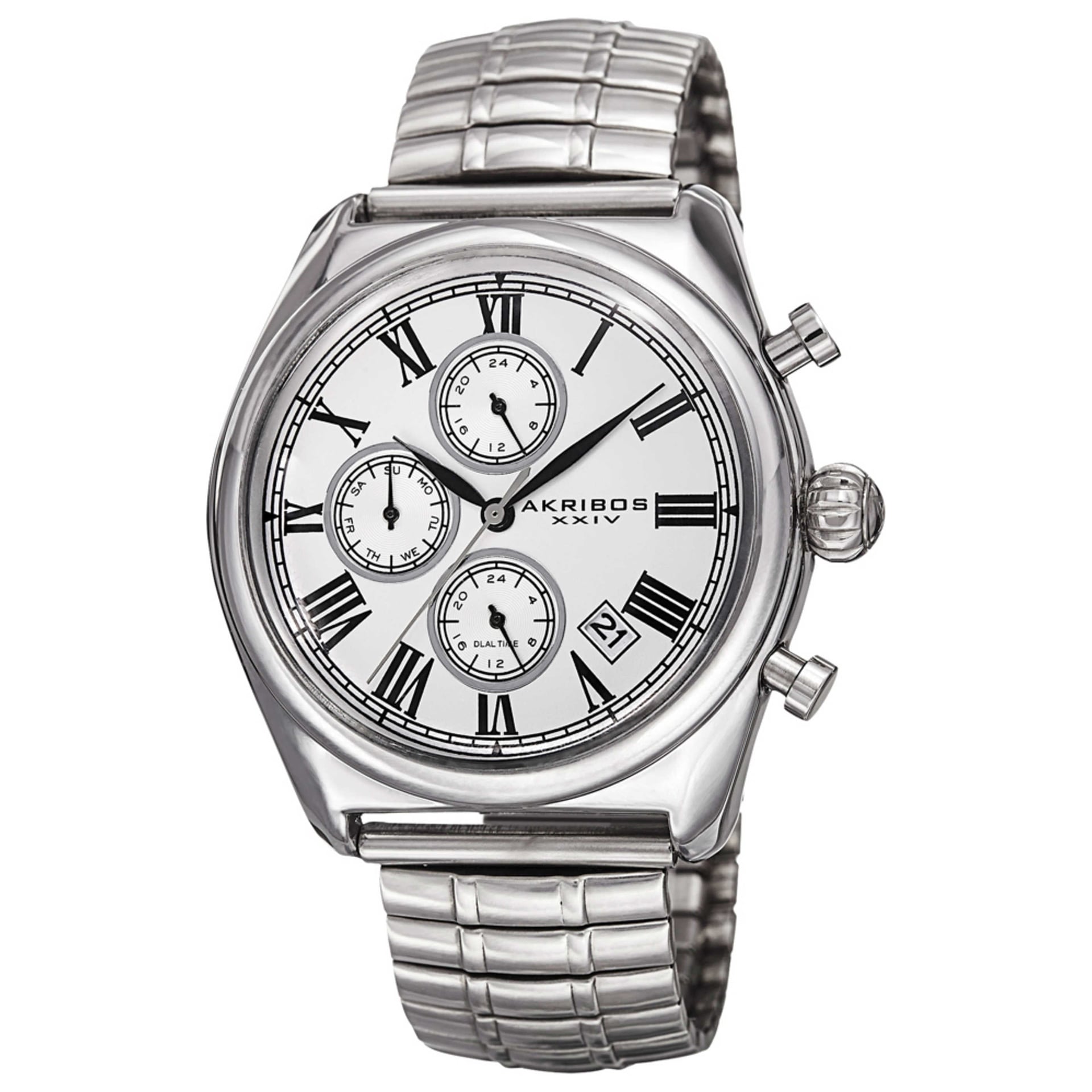 Akribos Xxiv Men's Watch AK827SS